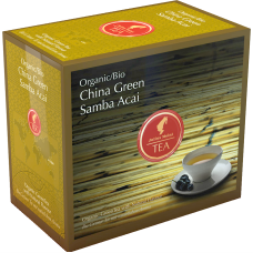 Зеленый чай в пакетиках на чайник Julius Meinl China Green Samba Acai (Самба Асаи), 20шт.×4гр.